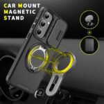 Heavy Duty Armor TPU+PC Shockproof Rotating Stand Ring Holder Phone Case - Image 2