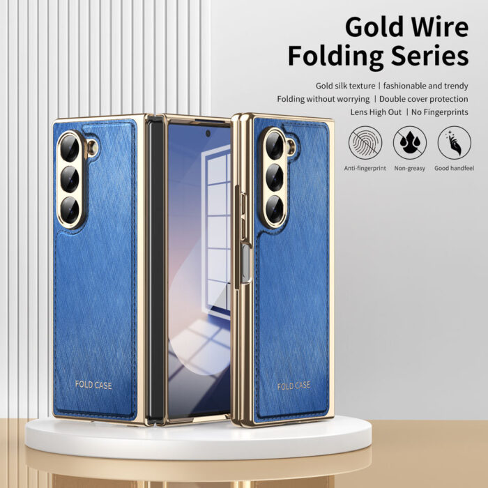 Premium PU Leather Phone Case for Samsung for Galaxy Z Fold - Image 1