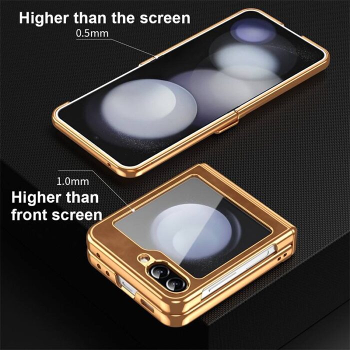 Luxury Retro Leather Hinge protection Full Body Shockproof Case - Image 4
