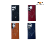 Luxury PU Leather Holder Magnetic Phone Case for Samsung - Image 2