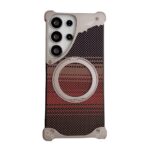 Luxury Carbon Fiber Texture Metal Phone Case for Samsung S26 Ultra - Image 6