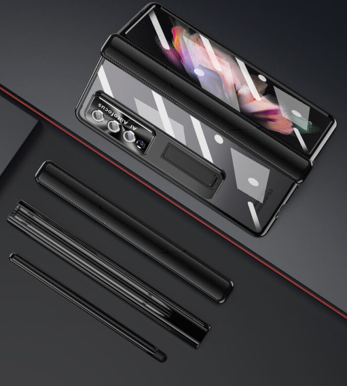 Kickstand for Samsung Fold Case with S Pen Hinge Protective Built in Screen Protector - Image 6