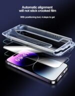 Anti-peeping Full Coverage Tempered Glass Screen Protector - Image 2