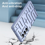 Luxury Plating Clear Hinge protector Full Body Cover Shockproof Case with Tempered Glass - Image 4