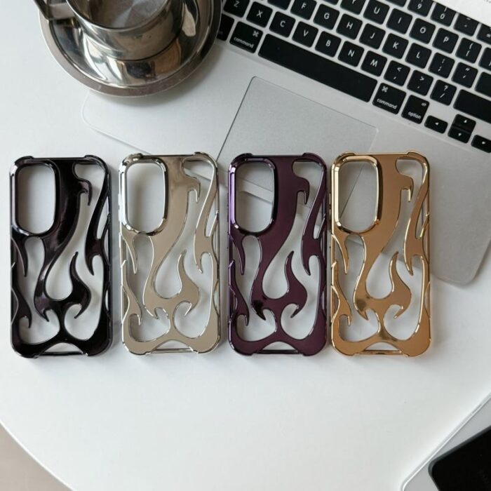 Fashion Hollow Heat Dissipation Phone Case for Samsung - Image 2