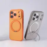 360 Degree Rotatable Spinning Metal Bracket Magnetic Support Phone Case for iPhone - Image 7