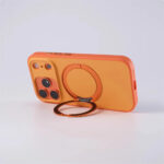 360 Degree Rotatable Spinning Metal Bracket Magnetic Support Phone Case for iPhone - Image 3