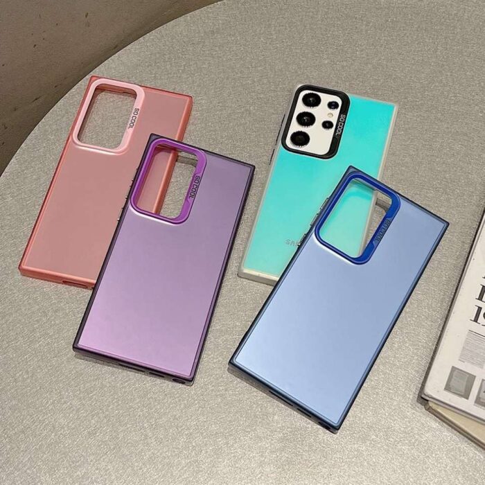 Fashion Laser Gradient IMD Matte Phone Case - Image 6