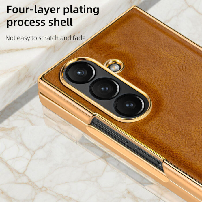 PU Leather Z Fold  Case With Front Screen Protector - Image 6