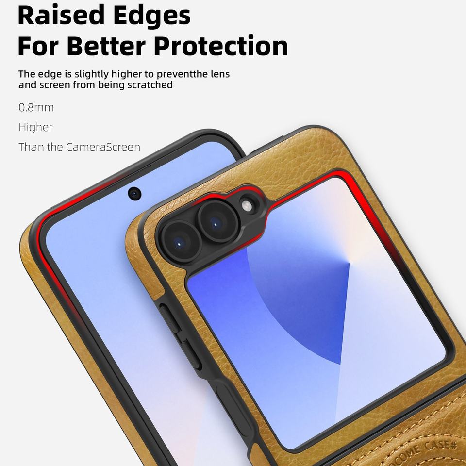 PU Leather Kickstand Protection Magnetic Wireless Charging Shockproof Phone Cover
