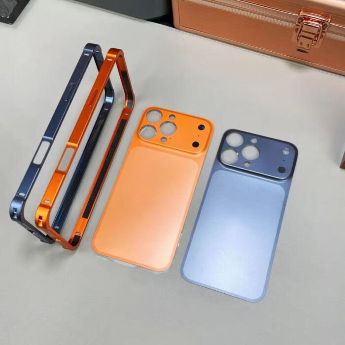 Matte Metal Backplate Phone Case for iPhone - Image 1