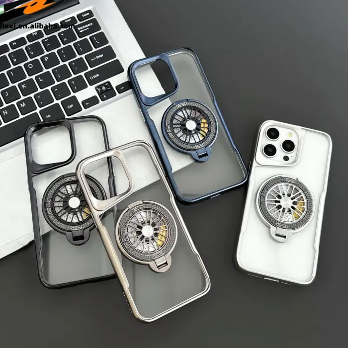 PC Backboard Magnetic Wireless Charging Phone Case for iphone - Image 7