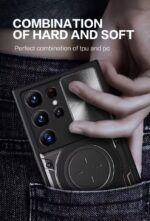 Camera Lens Protective Anti-drop Bracket Ring Magnetic Car Mount Phone Case - Image 2