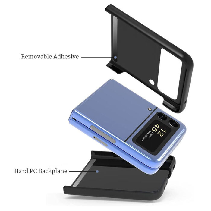 For samsung Folding Mobile Phone Cover Hard Pc Phone case for samsung galaxy Z Flip - Image 6