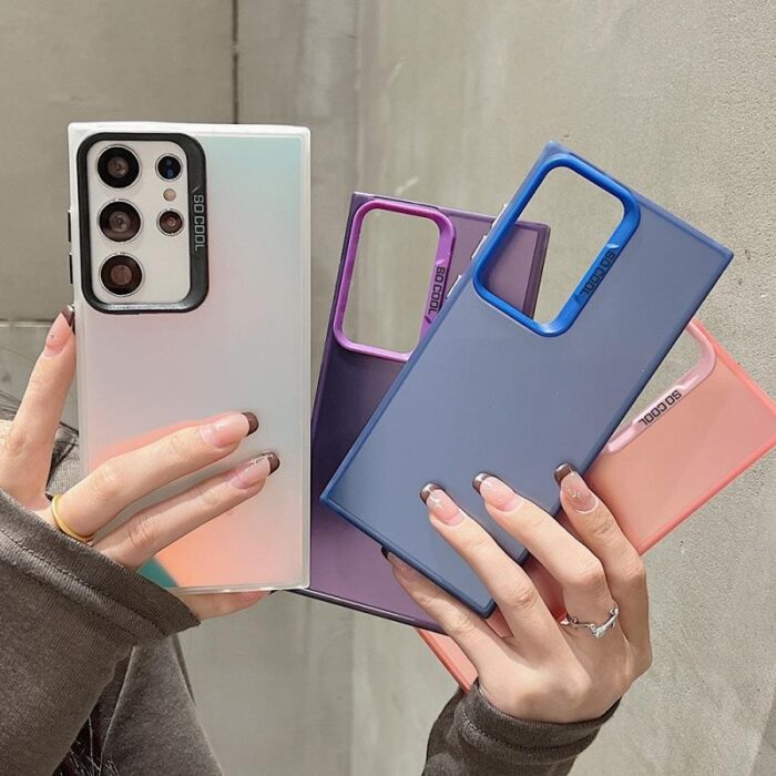 Fashion Laser Gradient IMD Matte Phone Case - Image 5
