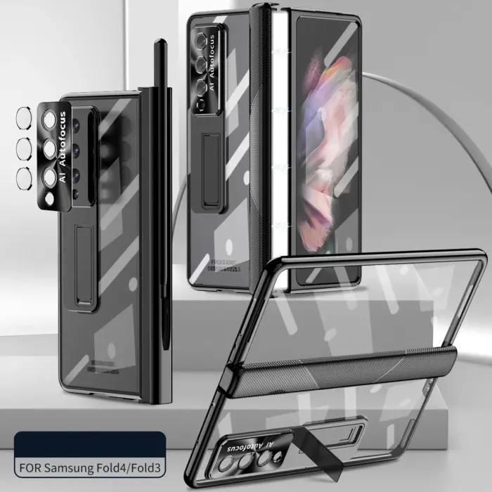 Kickstand for Samsung Fold Case with S Pen Hinge Protective Built in Screen Protector - Image 7