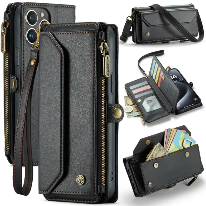 CaseMe Wireless Charge Mobile Phone Accessories RFID Wallet Cards Holder Pouch for iPhone Case - Image 7