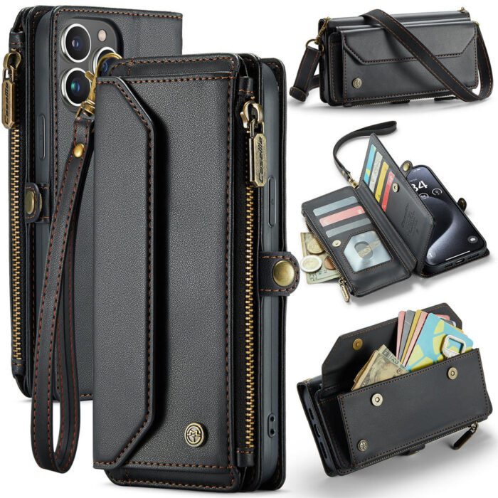 CaseMe Wireless Charge Mobile Phone Accessories RFID Wallet Cards Holder Pouch for iPhone Case - Image 1