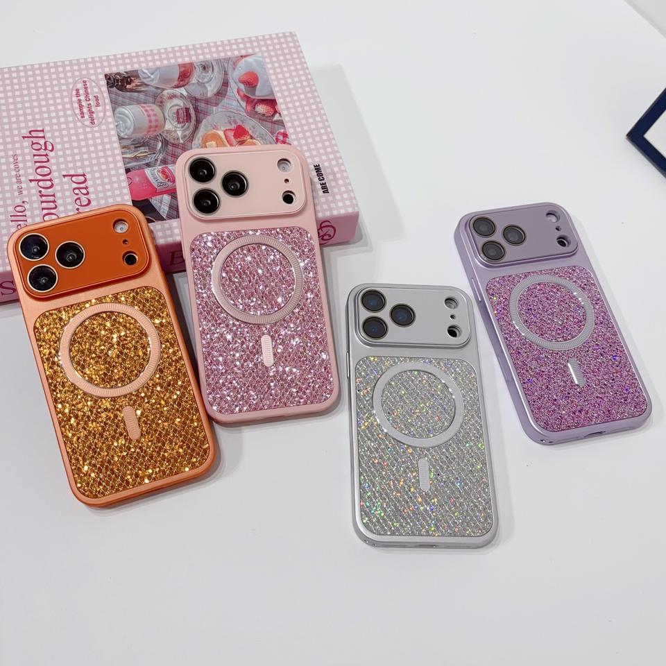 Bling Glitter Sequin Magnetic Case for iPhone