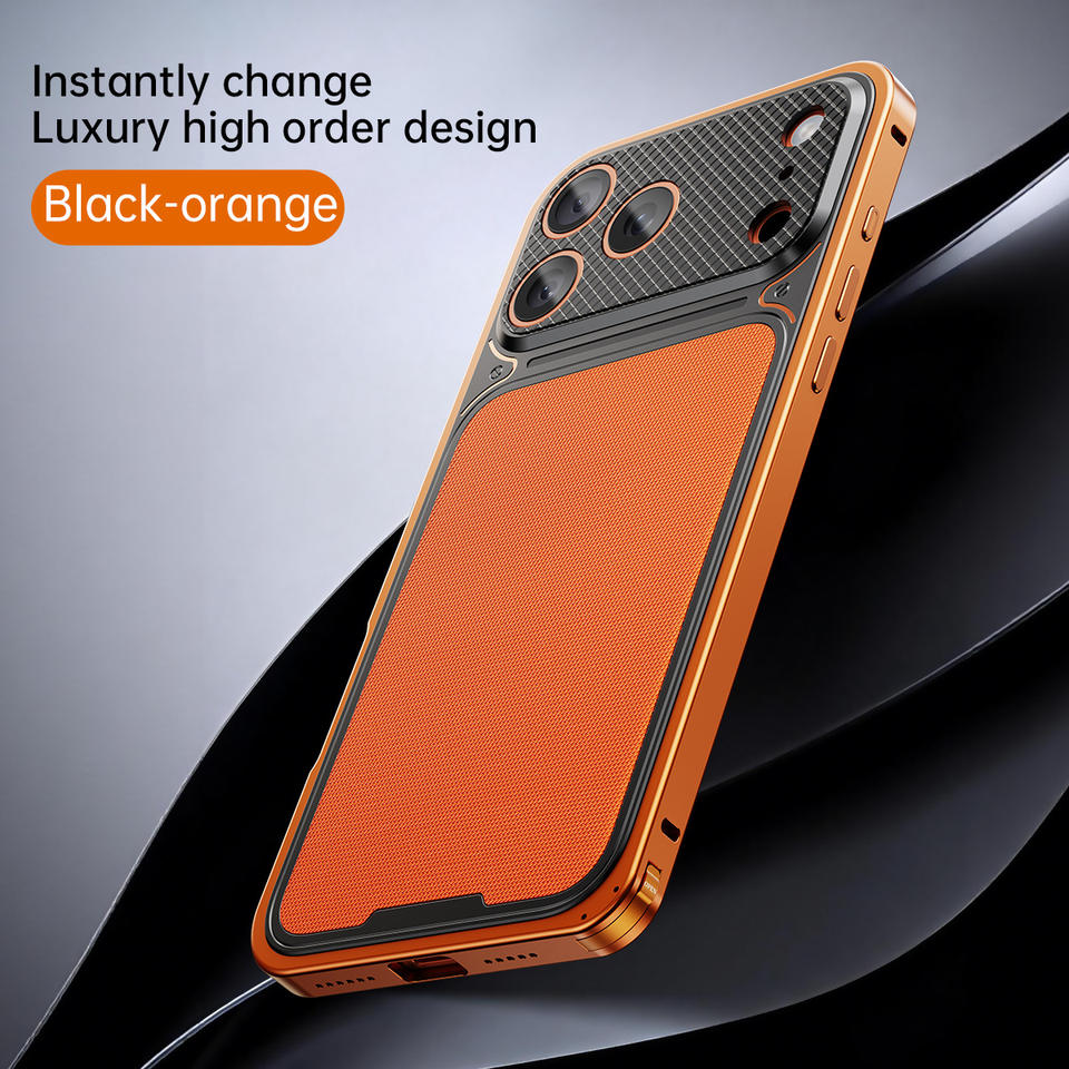 Leather Texture 360 Protection Camshield Business Mobile Phone Case
