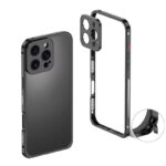 Aluminium Frame Metal Bumper Phone Case with Camera Protector Back Cover 1