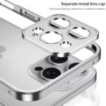 Aluminium Frame Metal Bumper Phone Case with Camera Protector Back Cover 1