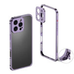 Aluminium Frame Metal Bumper Phone Case with Camera Protector Back Cover 20