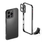 Aluminium Frame Metal Bumper Phone Case with Camera Protector Back Cover 6