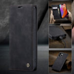 Premium Leather Wallet Case with Multi-Card Slots for iPhone 5