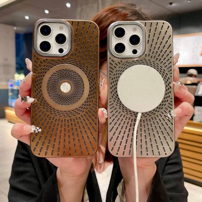 Summer Popular Case Fashion PC Gold Electroplating Phone Case for iPhone 2