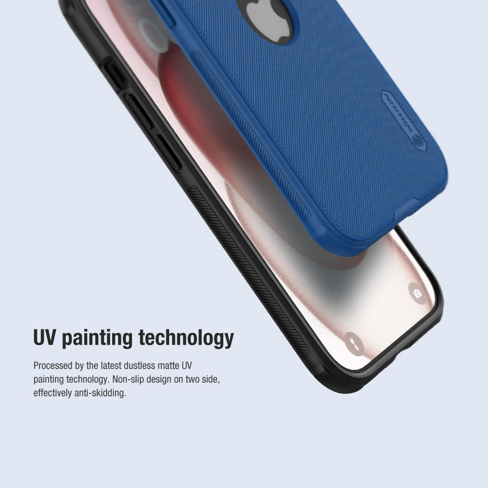 Nillkin Super Frosted Shield Pro Case Custom LOGO Cutout Protective Matte Black Phone Case